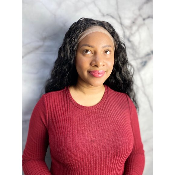 Deep Wave Curly Lace Front Wig - Picture 3 of 6